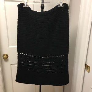 BCBG Crochet Midi Skirt